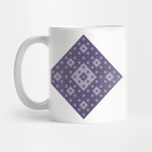 sierpinski diamond - deep purple Mug